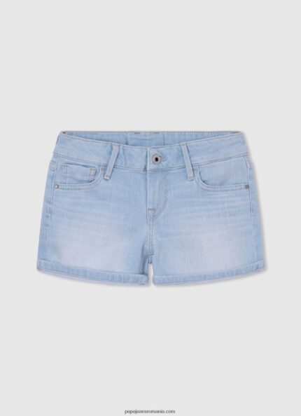 pantaloni scurți din denim cu ajustare normală fată Pepe Jeans denim 6Z0R461503