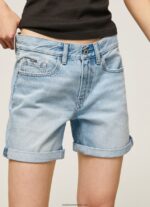 pantaloni scurți din denim cu ajustare normală femei Pepe Jeans denim 6Z0R46492 - imagine 3