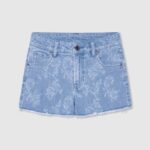 pantaloni scurți din denim cu imprimeu floral fată Pepe Jeans denim 6Z0R461490