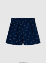 pantaloni scurți din denim cu imprimeu floral fată Pepe Jeans denim 6Z0R461490 - imagine 4