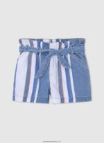 pantaloni scurți din denim culotte fit fată Pepe Jeans denim 6Z0R461509 - imagine 4