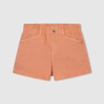 pantaloni scurți din denim culotte fit fată Pepe Jeans piersică 6Z0R461510
