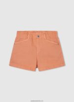 pantaloni scurți din denim culotte fit fată Pepe Jeans piersică 6Z0R461510