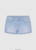 pantaloni scurți din denim patty regular fit fată Pepe Jeans denim 6Z0R461504 - imagine 4