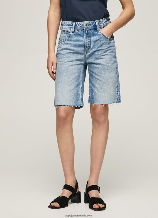 pantaloni scurți din denim relaxed fit femei Pepe Jeans denim 6Z0R46486 - imagine 2