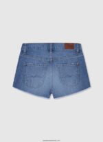 pantaloni scurți din denim rupti fată Pepe Jeans denim 6Z0R461491 - imagine 2
