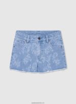 pantaloni scurți din denim rupti fată Pepe Jeans denim 6Z0R461491 - imagine 4