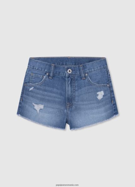 pantaloni scurți din denim rupti fată Pepe Jeans denim 6Z0R461491
