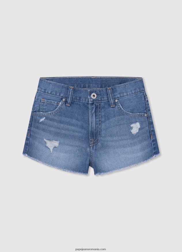 pantaloni_scurti_din_denim_rupti_fata_pepe_jeans_denim_6z0r461491.jpg pantaloni scurți din denim rupti fată Pepe Jeans denim 6Z0R461491 - imagine 1
