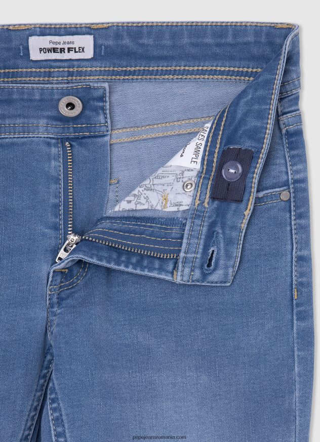 pantaloni scurți din denim slim fit băiat Pepe Jeans denim 6Z0R461680 - imagine 3
