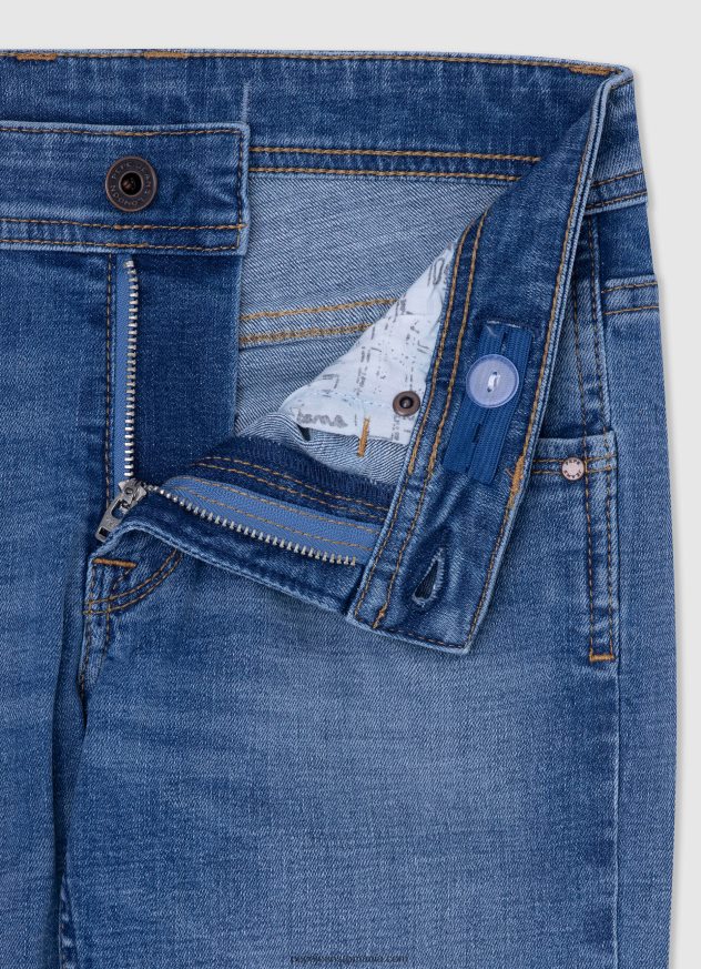 pantaloni scurți din denim slim fit băiat Pepe Jeans denim 6Z0R461683 - imagine 3