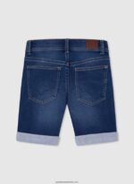 pantaloni scurți din denim slim fit băiat Pepe Jeans denim 6Z0R461684 - imagine 2