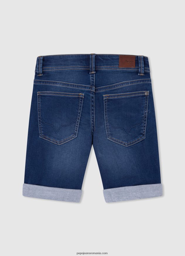 pantaloni scurți din denim slim fit băiat Pepe Jeans denim 6Z0R461684 - imagine 2