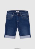 pantaloni scurți din denim slim fit băiat Pepe Jeans denim 6Z0R461684