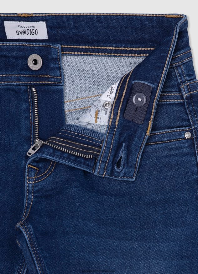 pantaloni scurți din denim slim fit băiat Pepe Jeans denim 6Z0R461684 - imagine 3