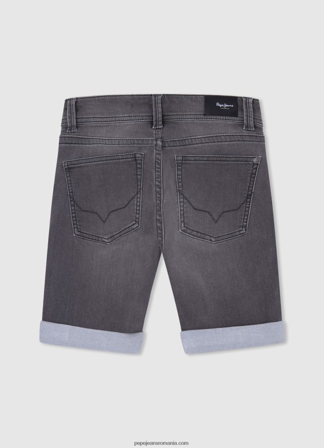 pantaloni scurți din denim slim fit băiat Pepe Jeans denim 6Z0R461685 - imagine 2