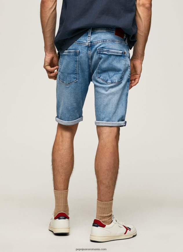 pantaloni scurți din denim stanley tapered fit bărbați Pepe Jeans denim 6Z0R46821 - imagine 5