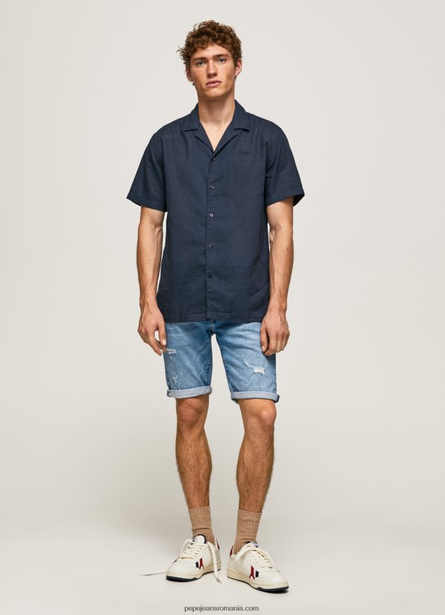 pantaloni scurți din denim stanley tapered fit bărbați Pepe Jeans denim 6Z0R46821 - imagine 1