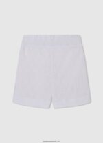 pantaloni scurți gigi cu detalii ajurate fată Pepe Jeans mousse 6Z0R461487 - imagine 2