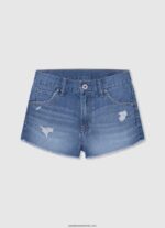 pantaloni scurți patty regulat fată Pepe Jeans strălucire 6Z0R461493 - imagine 5