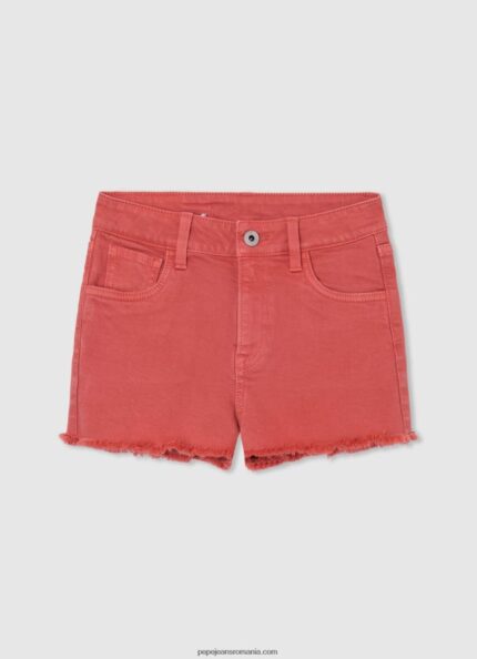 pantaloni scurți patty regulat fată Pepe Jeans studio roșu 6Z0R461494