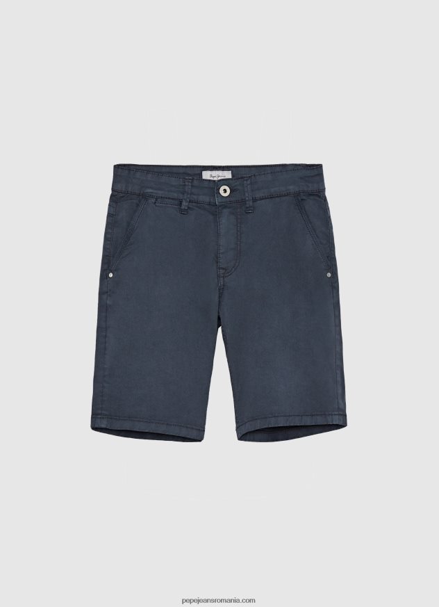 pantaloni scurți sport bloc de culoare băiat Pepe Jeans portocala de dovleac 6Z0R461698 - imagine 5