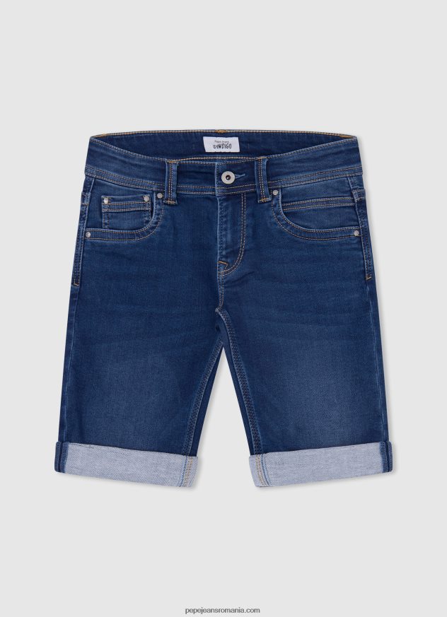 pantaloni scurți sport cu imprimeu cu logo băiat Pepe Jeans strălucire 6Z0R461686 - imagine 3