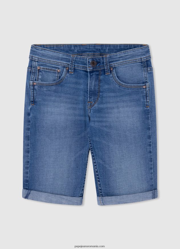 pantaloni scurți sport cu imprimeu cu logo băiat Pepe Jeans strălucire 6Z0R461686 - imagine 4