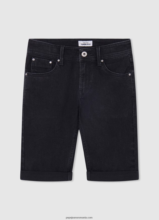 pantaloni scurți sport cu imprimeu cu logo băiat Pepe Jeans strălucire 6Z0R461686 - imagine 5