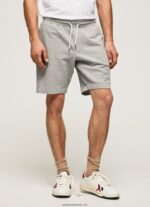 pantaloni scurti sport Edward bărbați Pepe Jeans marnă cenușie 6Z0R461140 - imagine 2