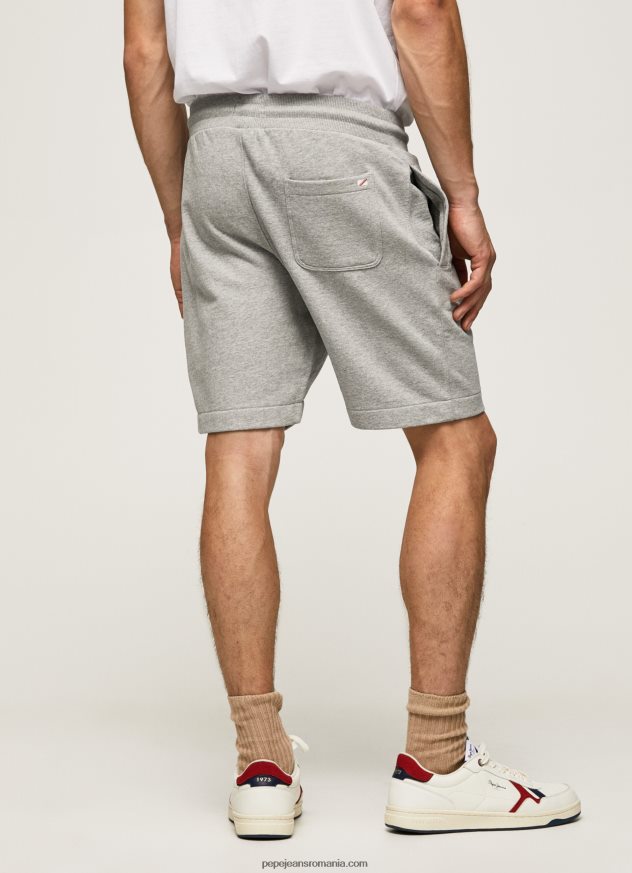 pantaloni scurti sport Edward bărbați Pepe Jeans marnă cenușie 6Z0R461140 - imagine 4