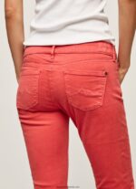 pantaloni skinny clasici femei Pepe Jeans studio roșu 6Z0R46315 - imagine 5