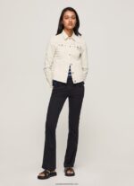 pantaloni slim flare femei Pepe Jeans negru 6Z0R46294