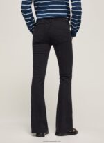 pantaloni slim flare femei Pepe Jeans negru 6Z0R46294 - imagine 5