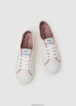 pantofi sport brady bandan femei Pepe Jeans alb 6Z0R46632 - imagine 2