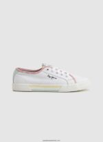 pantofi sport brady bandan femei Pepe Jeans alb 6Z0R46632