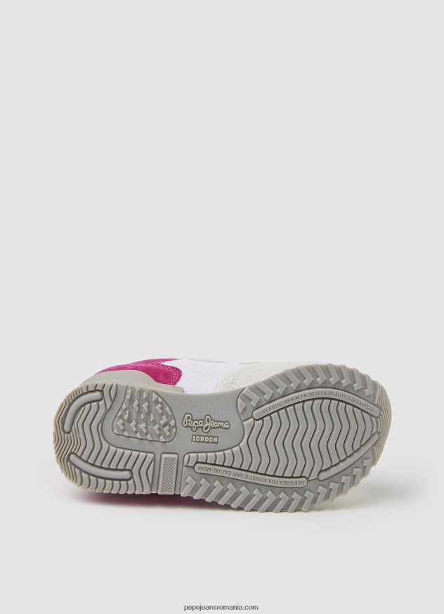 pantofi sport combinați de bază london fată Pepe Jeans alb 6Z0R461327 - imagine 5
