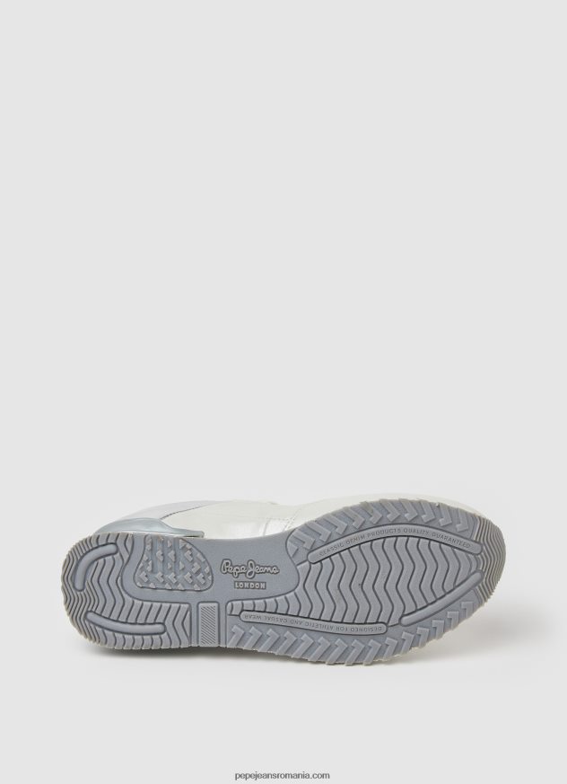 pantofi sport combinați london femei Pepe Jeans alb de fabrică 6Z0R46588 - imagine 5