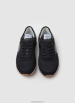pantofi sport combinați london troy femei Pepe Jeans negru 6Z0R46611 - imagine 2