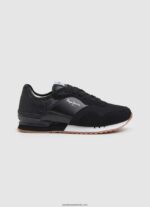 pantofi sport combinați london troy femei Pepe Jeans negru 6Z0R46611