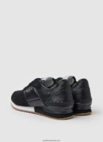 pantofi sport combinați london troy femei Pepe Jeans negru 6Z0R46611 - imagine 4
