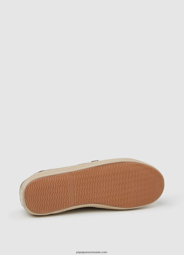 pantofi sport cu barca din piele intoarsa bărbați Pepe Jeans piatră întunecată 6Z0R461194 - imagine 5