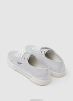 pantofi sport de bază brady party femei Pepe Jeans argint 6Z0R46626 - imagine 4