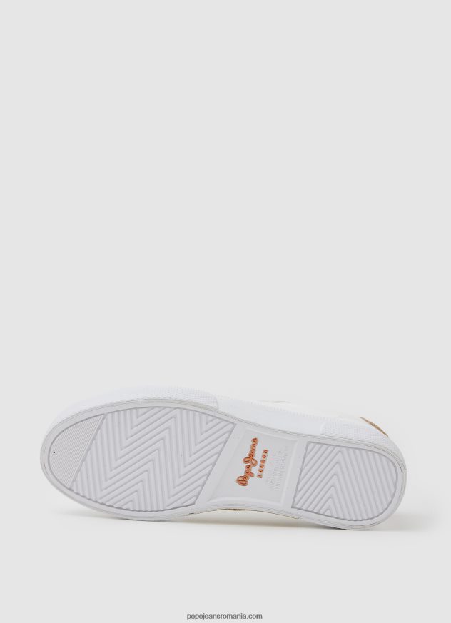 pantofi sport de bază Kenton Flag fată Pepe Jeans alb 6Z0R461330 - imagine 5