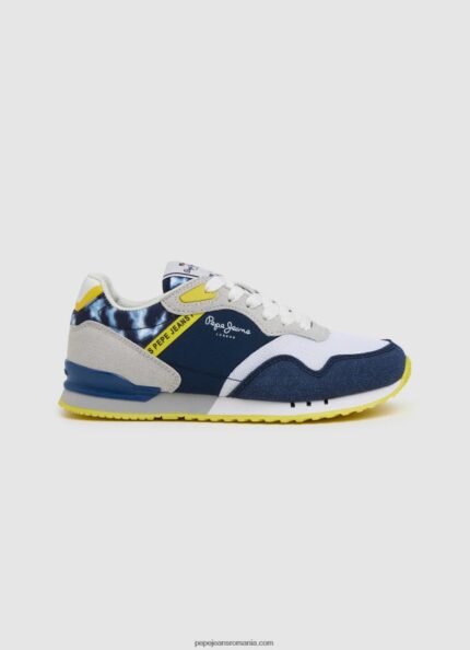 pantofi sport de bază london brighton băiat Pepe Jeans alb 6Z0R461530