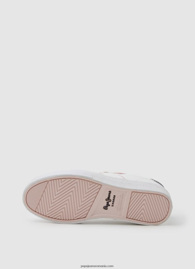 pantofi sport Kenton hami de bază fată Pepe Jeans alb 6Z0R461331 - imagine 5