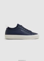 pantofi sport yogi din piele bărbați Pepe Jeans marina 6Z0R461222