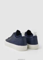 pantofi sport yogi din piele bărbați Pepe Jeans marina 6Z0R461222 - imagine 4