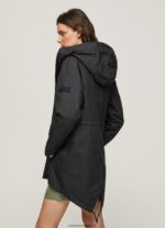 parka cu jacheta interioara femei Pepe Jeans negru 6Z0R46139 - imagine 5