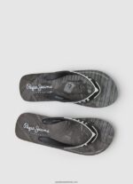 piscină motociclete plajă șlapi bărbați Pepe Jeans negru 6Z0R461269 - imagine 2